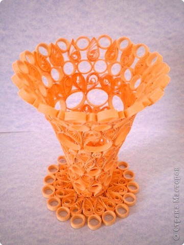 3d Quilling Vase For Flowers