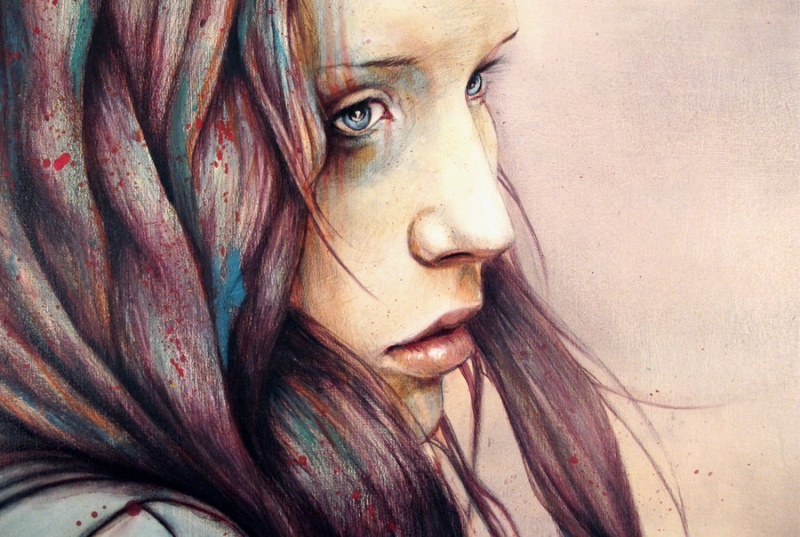 the girl and the owl   detail by michaelshapcott